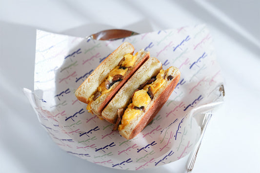 Scramegg+Truffle Mushroom Muffin