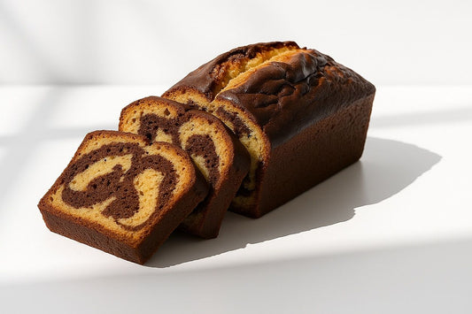 Slice of Marble Cake